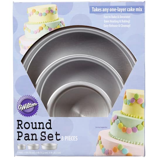 Purchase The Wilton Round Pan Set At Michaels